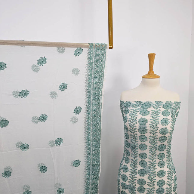 Handmade Pure China Crinkle 2 pc Unstitched