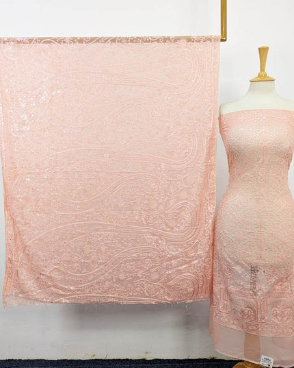 Fancy Embroidered Chiffon Shirt Dupatta 2PC Unstitched