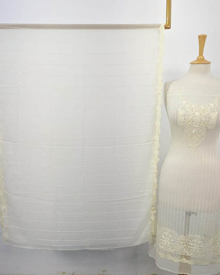 Fancy Chiffon with Embroidered Work 2PC Unstitched