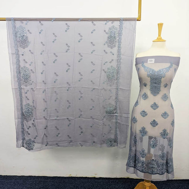 Chiffon with Embroidered Work Shirt Dupatta 2PC Unstitched