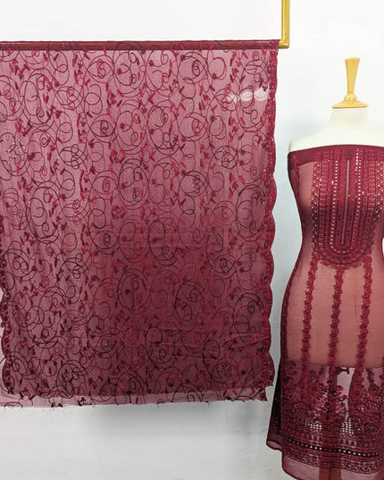 Chiffon with Embroidered Work 2PC Unstitched