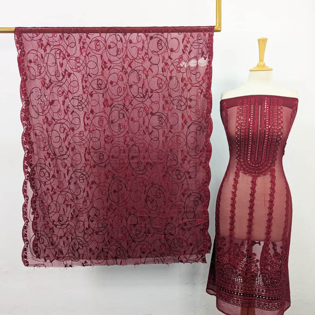Chiffon with Embroidered Work 2PC Unstitched