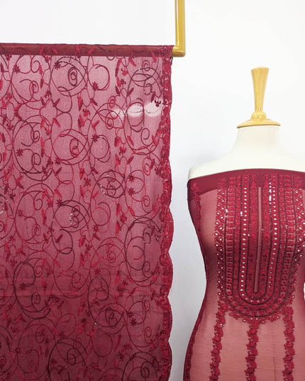 Chiffon with Embroidered Work 2PC Unstitched