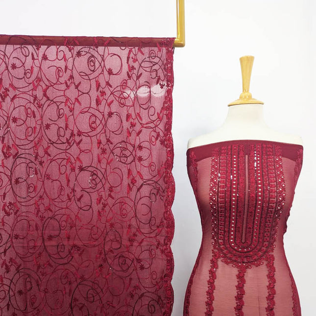 Chiffon with Embroidered Work 2PC Unstitched