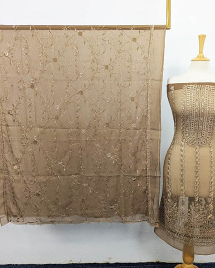 Fancy Embroidered Chiffon Shirt Dupatta 2PC Unstitched