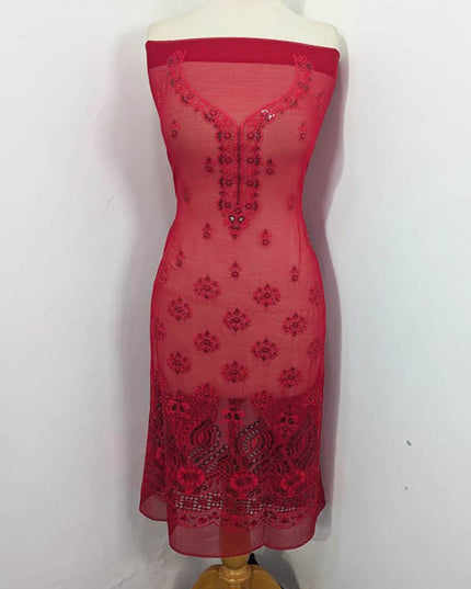 Embroidered Chiffon with Chikankari Work 2PC Unstitched