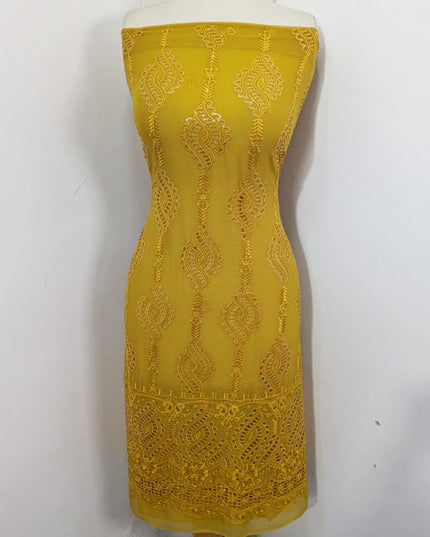 Fancy Embroidered Chiffon with Chikankari Work 2PC Unstitched