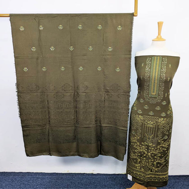 Embroidered Viscose 3PC Unstitched