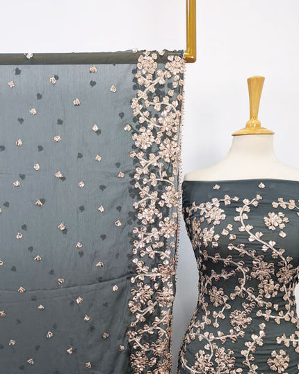 Fancy Chiffon with Full Jaal Gotta Work 2PC Unstitched