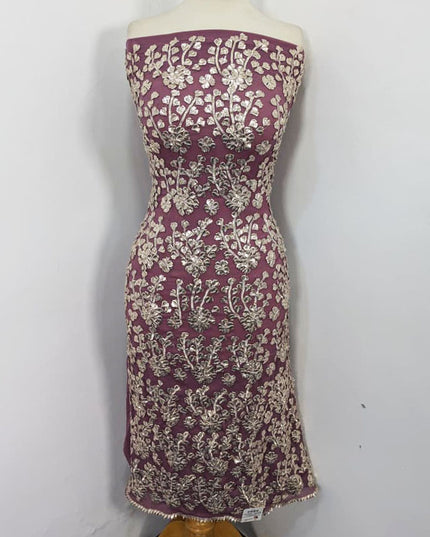 Chiffon with Handmade Full Jaal Gotta Work 2PC Unstitched