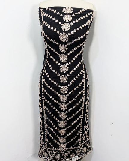 Fancy Chiffon with Full Jaal Gotta Work 2PC Unstitched