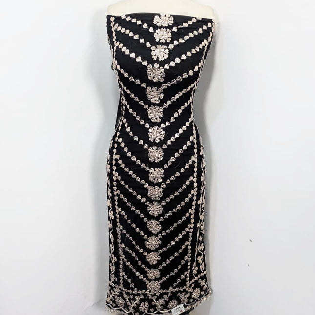 Fancy Chiffon with Full Jaal Gotta Work 2PC Unstitched