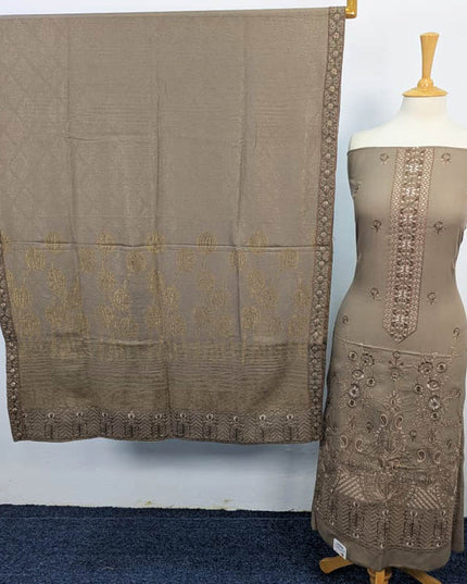 Embroidered Dhanak 2PC Unstitched