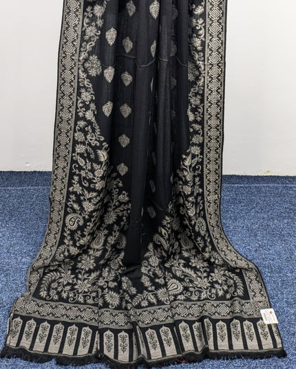 Wool Shawl With Jakart Work