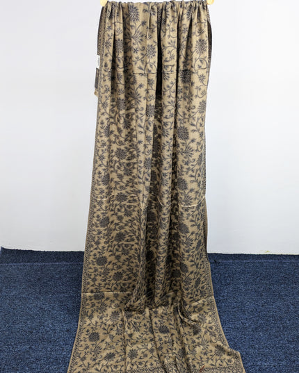 Wool Shawl With Jakart Work