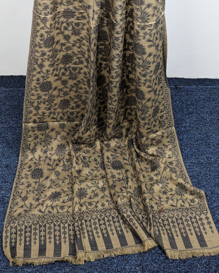 Wool Shawl With Jakart Work