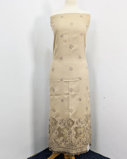 Fancy Dhanak Embroidered 2 Sided Border Dupatta