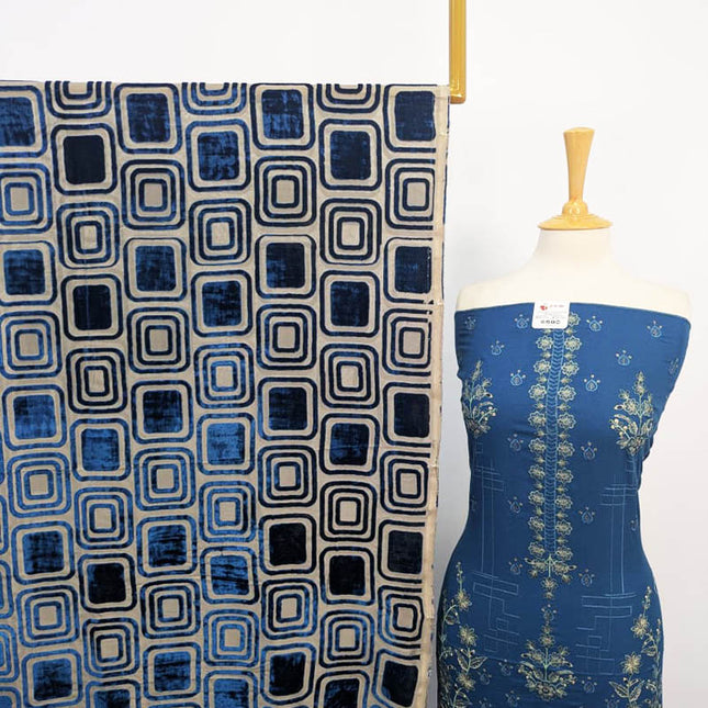 Premium Double Head Embroidered Dyed Wool With Palachi Shawl 2PC