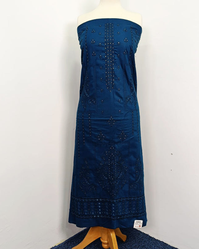 Fancy Dhanak Embroidered winter suit