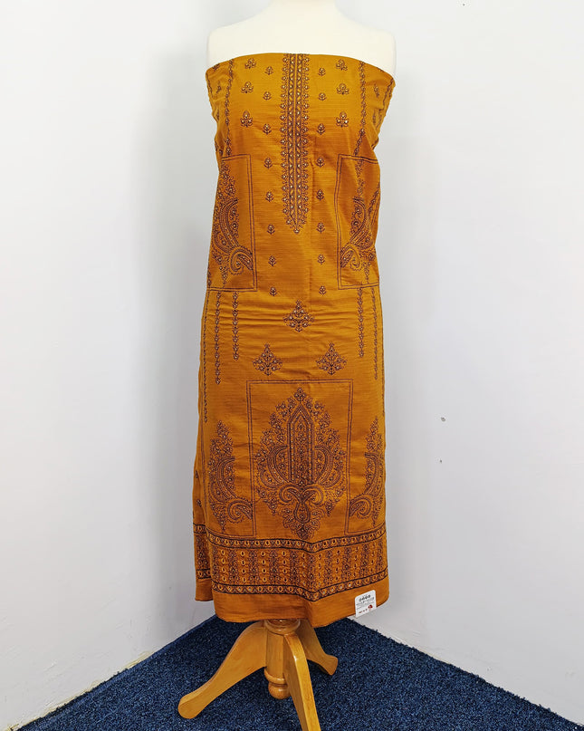 Fancy Dhanak Embroidered winter suit