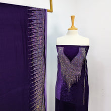 Load image into Gallery viewer, Fancy  Velvet Shirt With Fancy 4 Sided Border Dupatta
