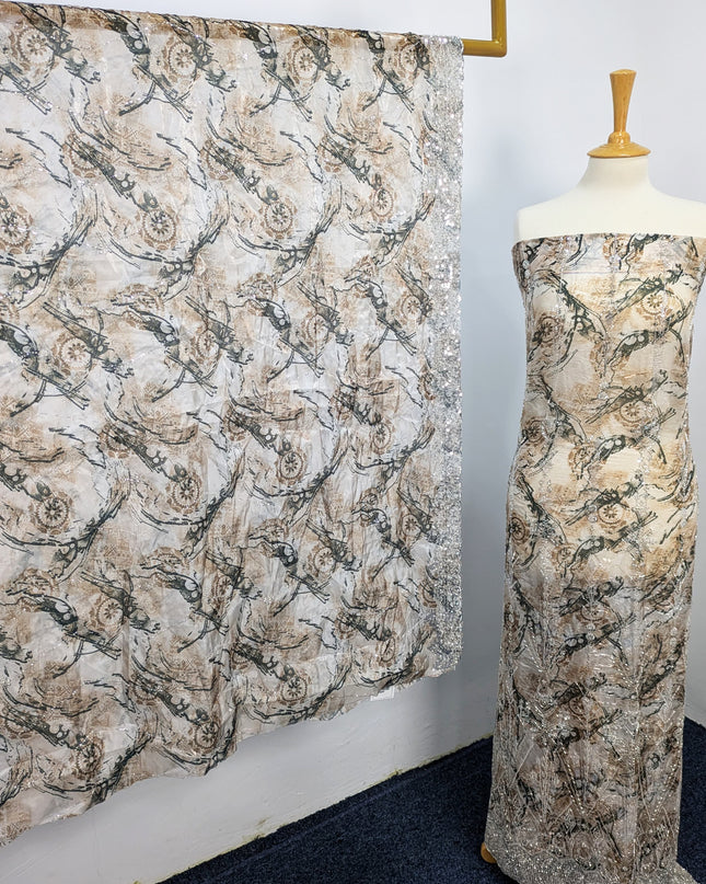 Turkish Printed Handmade  Silk Cut Dana