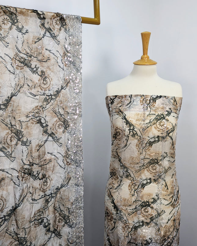 Turkish Printed Handmade  Silk Cut Dana