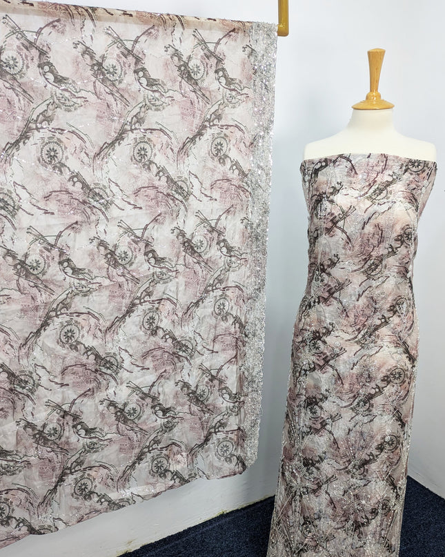 Turkish Printed Handmade  Silk Cut Dana