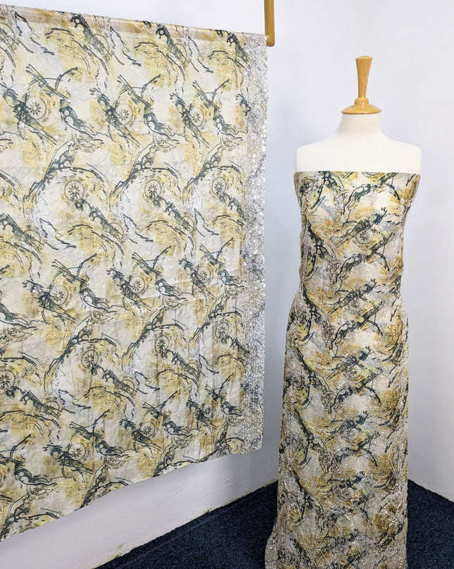 Turkish Printed Handmade  Silk Cut Dana
