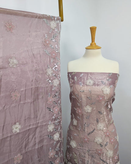 Fancy Handmade Silk Cut Dana Full jaal 3D Work