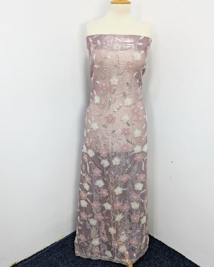 Fancy Handmade Silk Cut Dana Full jaal 3D Work