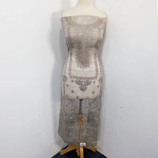 Embroidered Organza with Net Dupatta 2PC Unstitched