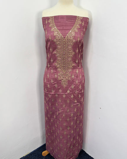 Raw Silk with Chiffon Dupatta