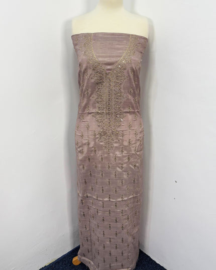 Fancy Raw Silk with Chiffon Dupatta