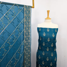 Load image into Gallery viewer, Fancy Chiffon Full Jaal Shirt &amp; Dupatta
