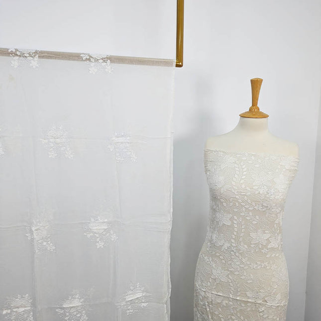 Handmade Kacha Pakka Tanka Work Dyeable 2 pc Unstitched