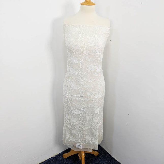 Handmade Kacha Pakka Tanka Work Dyeable 2 pc Unstitched