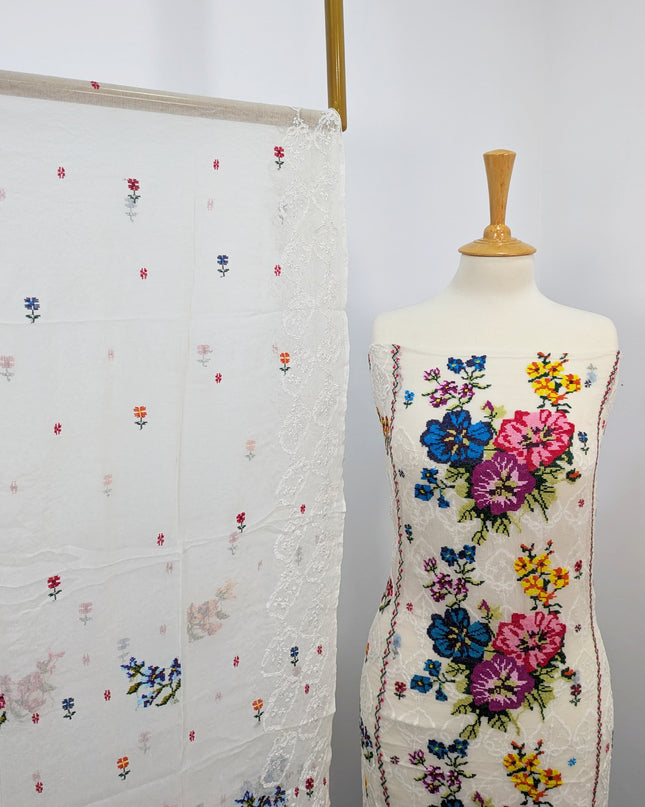 Cross Stitch And Shadow work