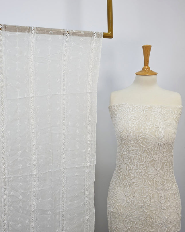 Handmade Pure China Crinkle   Tarkashi + Shadow Work