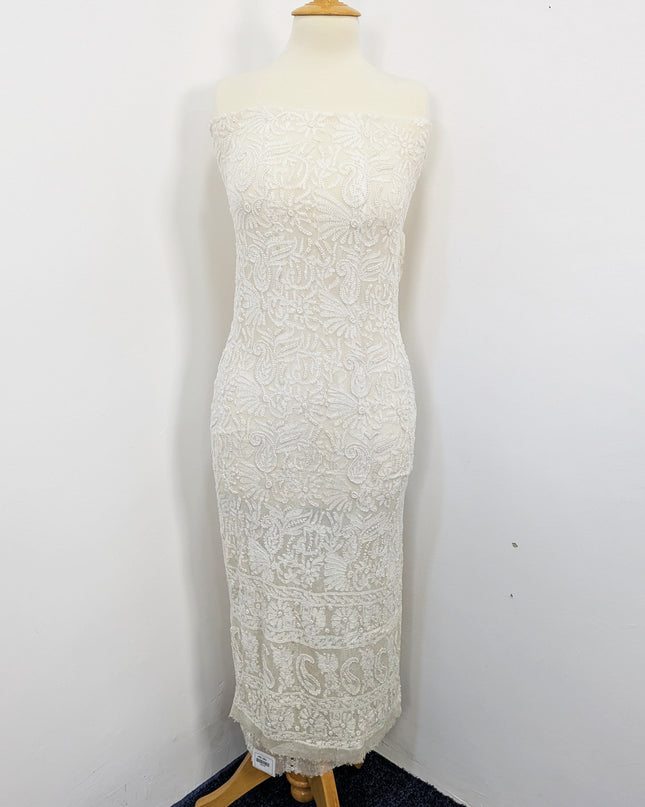 Handmade Pure China Crinkle   Tarkashi + Shadow Work