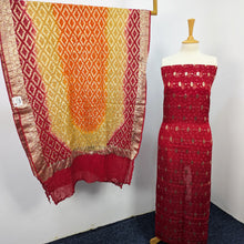 Load image into Gallery viewer, Indian Banarsi + Chunri Work 2pc Suit
