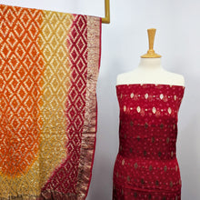 Load image into Gallery viewer, Indian Banarsi + Chunri Work 2pc Suit
