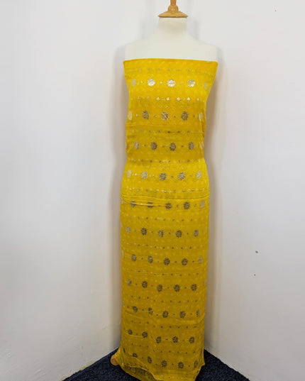 Indian Banarsi + Chunri Work 2pc Suit