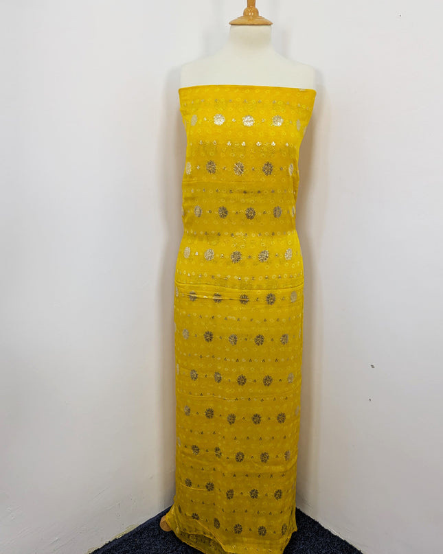 Indian Banarsi + Chunri Work 2pc Suit