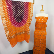 Load image into Gallery viewer, Indian Banarsi + Chunri Work 2pc Suit
