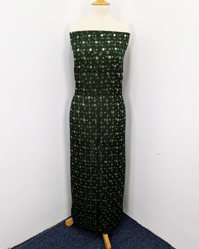 Indian Banarsi + Chunri Work 2pc Suit