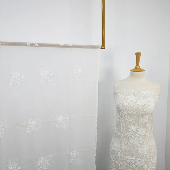 Handmade Kacha Pakka Tanka Work Dyeable 2 pc Unstitched