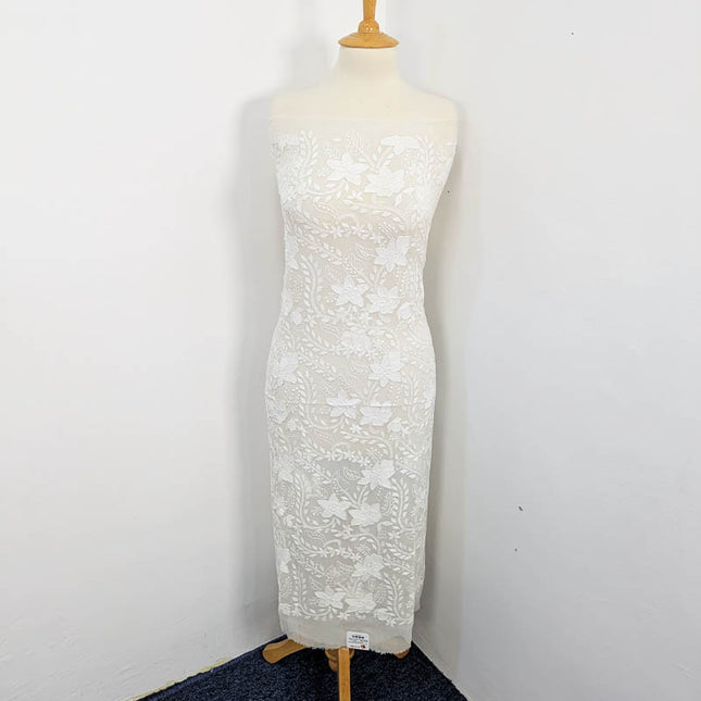 Handmade Kacha Pakka Tanka Work Dyeable 2 pc Unstitched