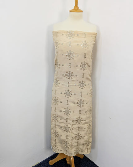 Raw Silk With Chiffon Dupatta