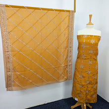 Load image into Gallery viewer, Raw Silk With Chiffon Dupatta
